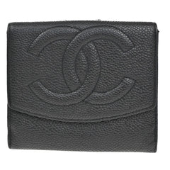 Chanel Timeless Trifold Wallet Leather
