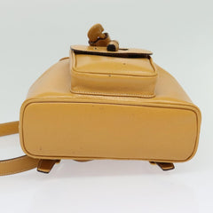 Gucci Vintage Bamboo Backpack Leather