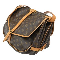 Louis Vuitton Saumur Handbag Monogram Canvas