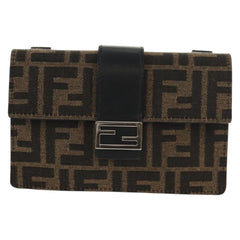 Fendi Baguette Convertible Belt Bag Zucca canvas