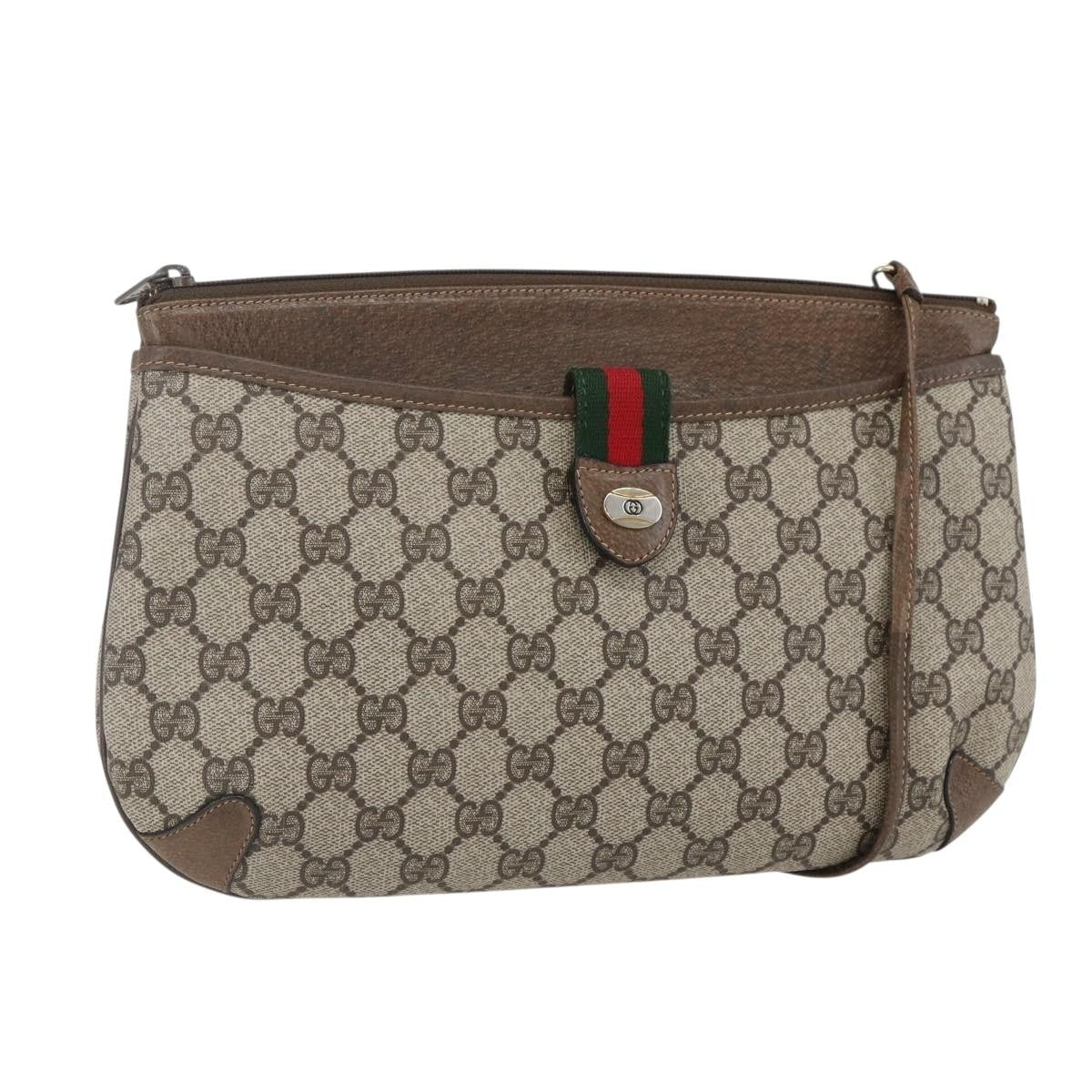 Gucci Vintage Web Crossbody Bag GG Coated Canvas