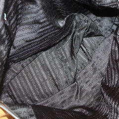 Prada Bauletto Bag Canvas with Leather