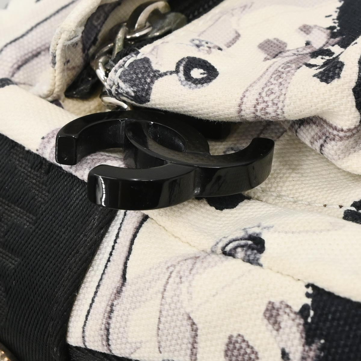 Chanel Airlines Shoulder Bag Canvas