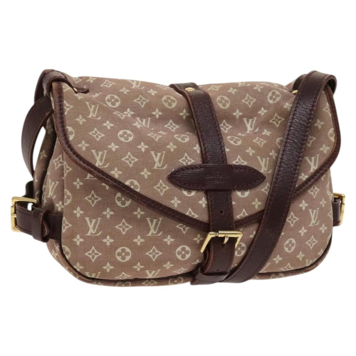 Louis Vuitton Saumur Handbag Monogram Idylle