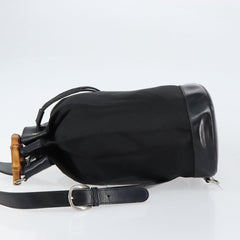 Gucci Vintage Bamboo Sling Backpack Nylon