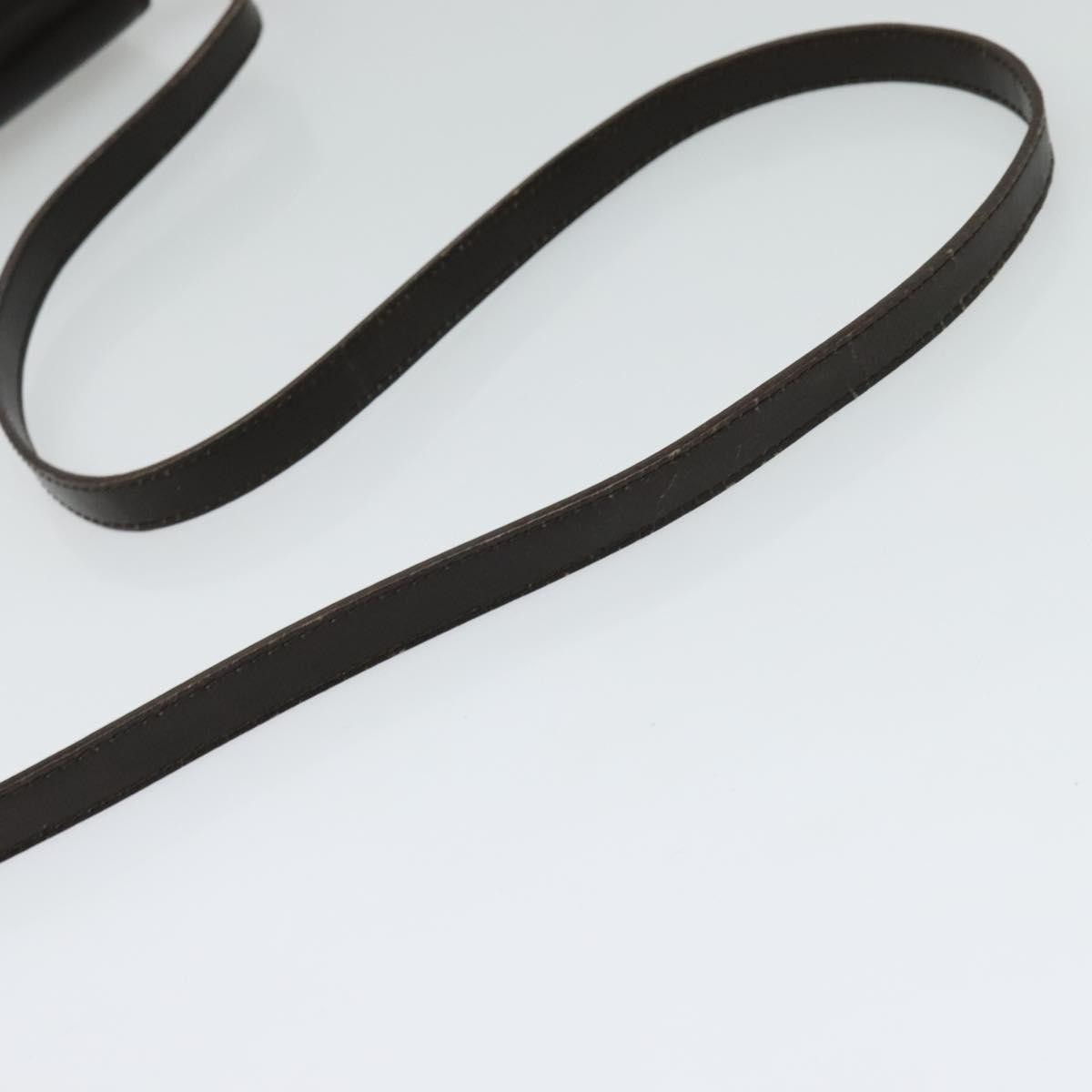 Celine Vintage Circle Logo Crossbody Bag Leather