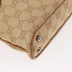 Gucci Vintage Ring Tote GG Canvas with Leather