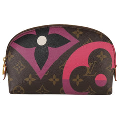 Louis Vuitton Cosmetic Pouch Limited Edition Game On Monogram Canvas
