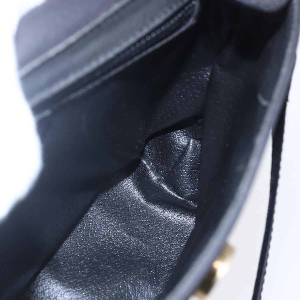 Celine Circle Logo Shoulder Bag Leather