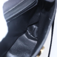 Celine Circle Logo Shoulder Bag Leather