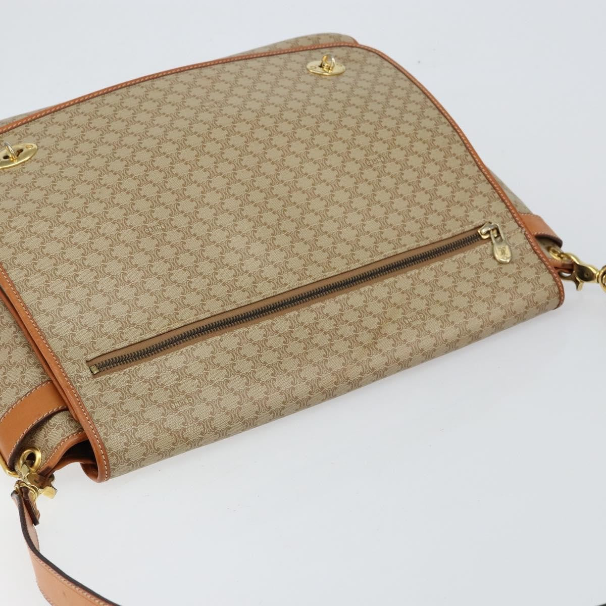 Celine Macadam Shoulder Bag PVC Leather