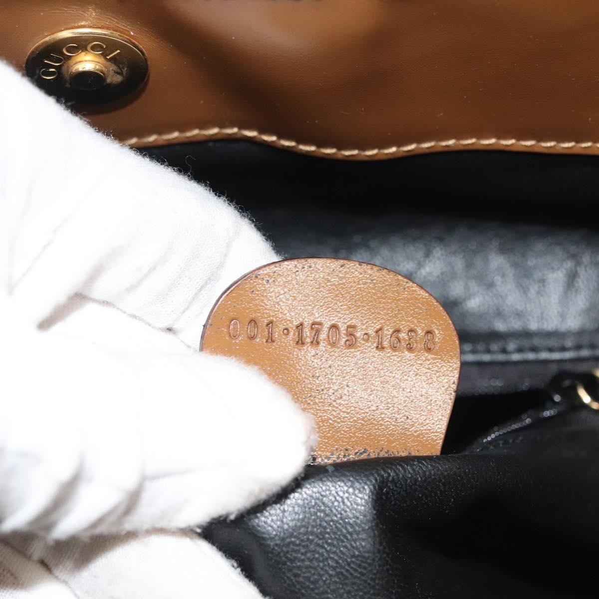 Gucci Vintage Bamboo Handle Bag Patent leather