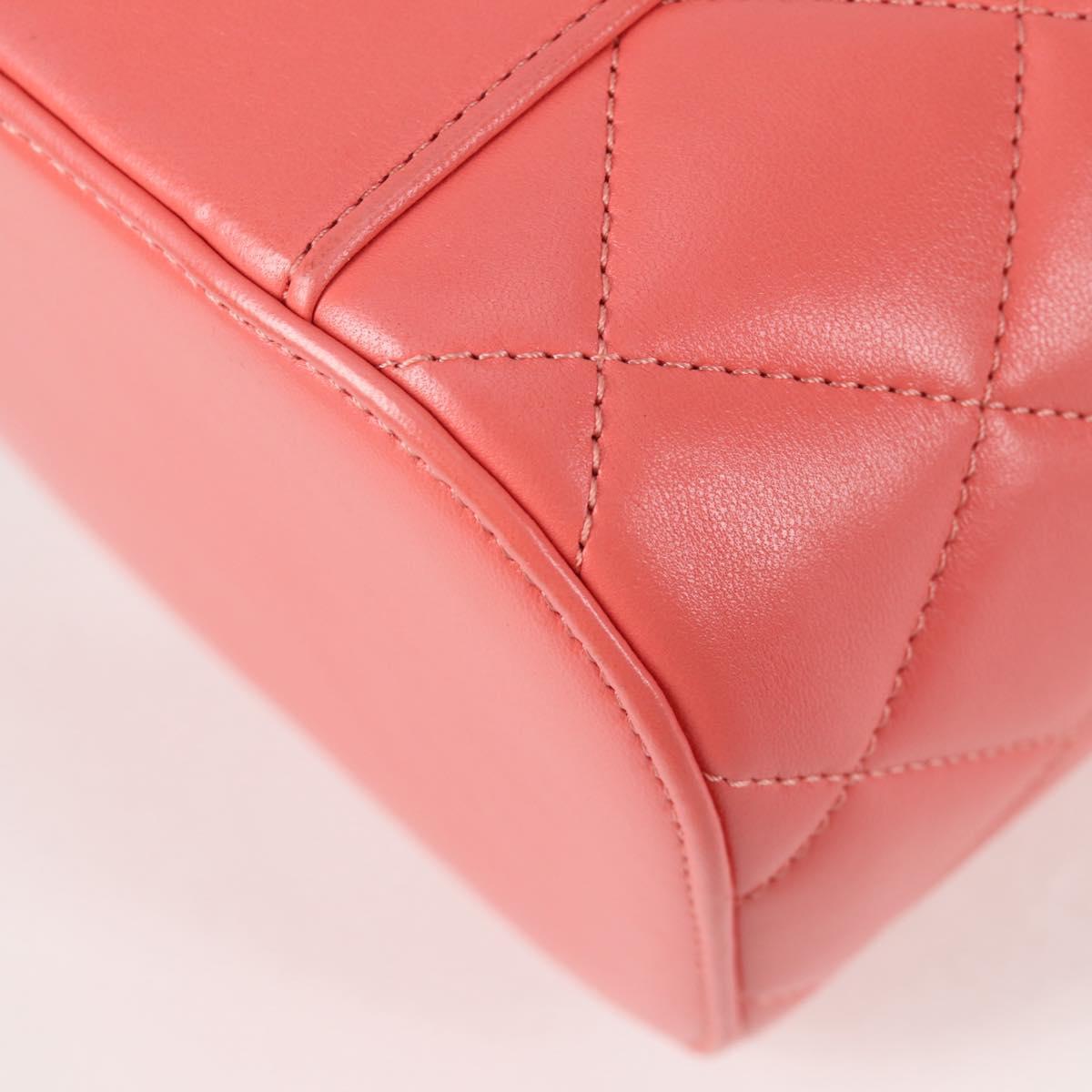 Chanel Classic Top Handle Vanity Case with Chain Quilted Lambskin