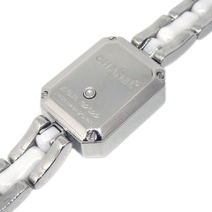 Chanel Premiere Mini Quartz Watch Stainless Steel and Ceramic with Diamond Bezel