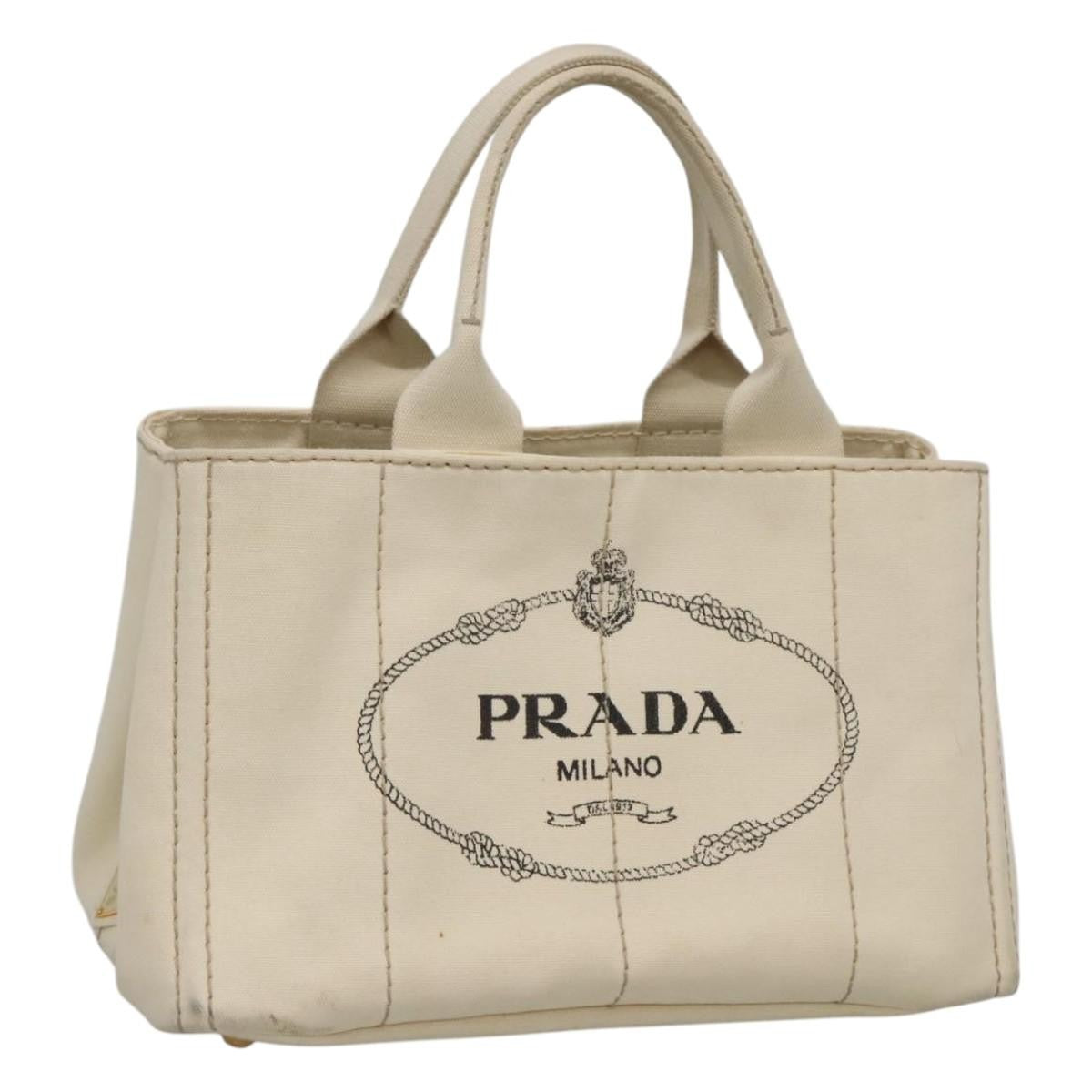 Prada Canapa Tote Canvas