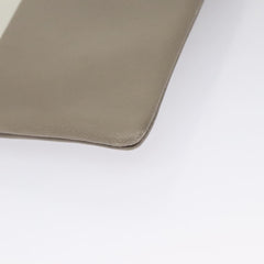 Celine Bicolor Solo Clutch Leather