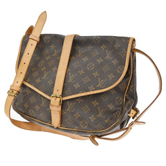Louis Vuitton Saumur Handbag Monogram Canvas