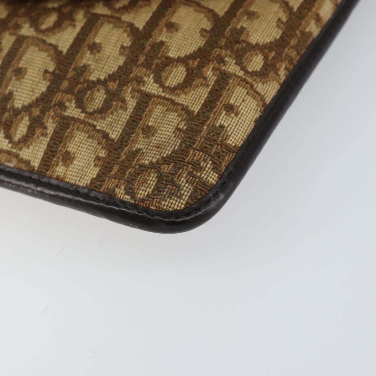 Christian Dior Vintage Trotter Shoulder Bag Canvas