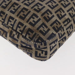 Fendi Belted Flap Shoulder Bag Zucchino Coated Canvas