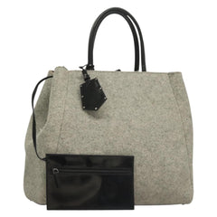 Fendi 2Jours Bag Felted Wool and Astrakhans