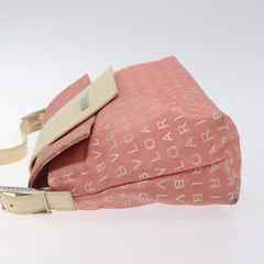 Bvlgari B.Zero1 Logomania Bag Canvas with Leather