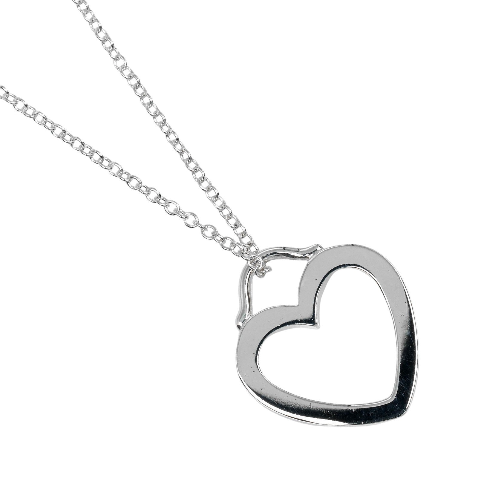 Tiffany & Co. Sentimental Heart Necklace Silver 925