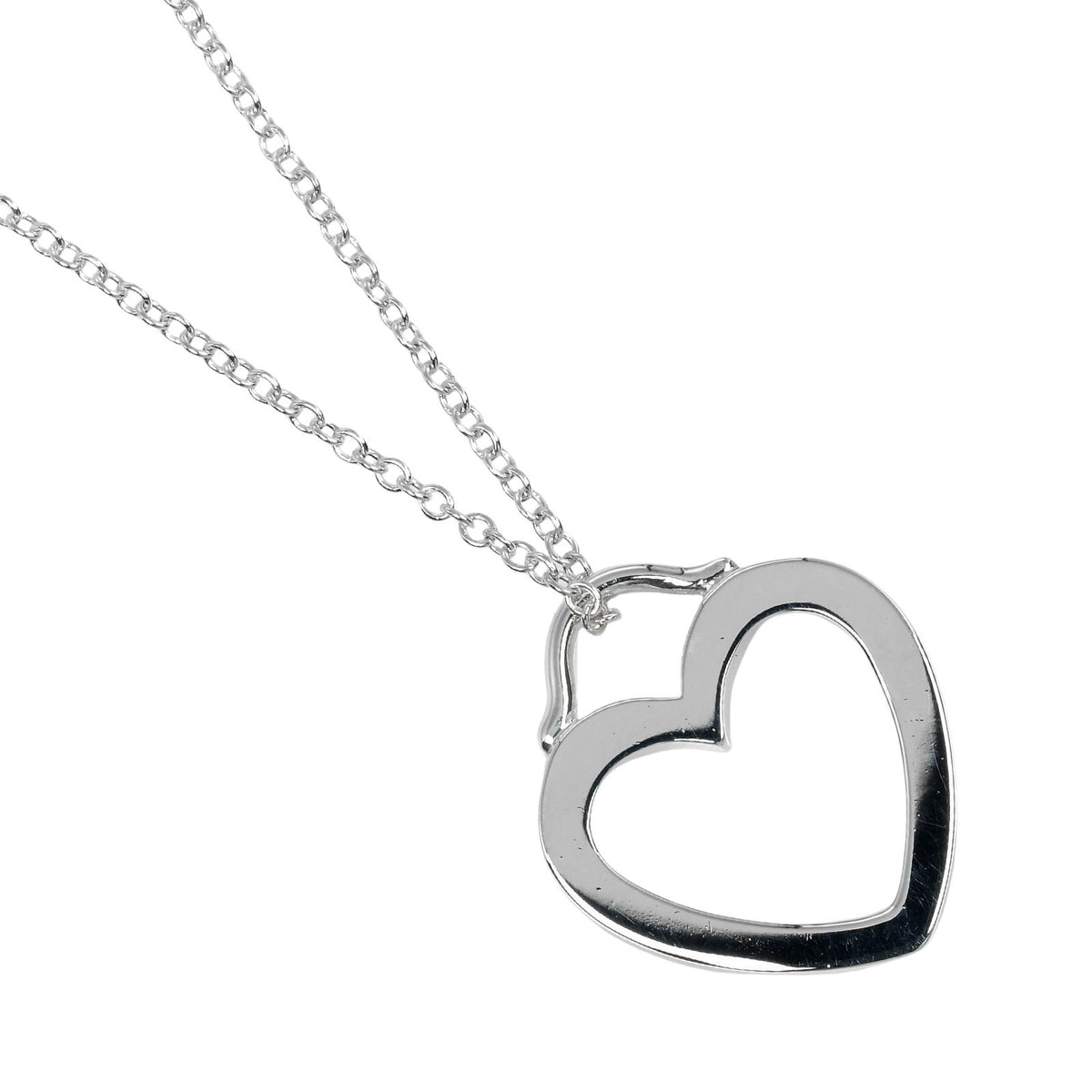 Tiffany & Co. Sentimental Heart Necklace Silver 925