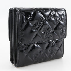 Chanel Bi-Fold Wallet Quilted Patent