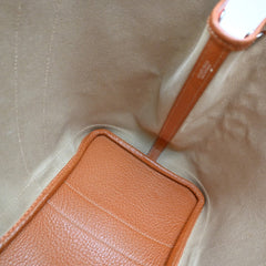 Hermes Garden Party Tote Canvas and Leather