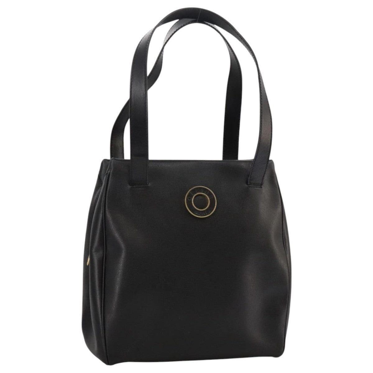 Celine Circle Logo Handbag Leather