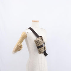 Gucci Buckle Belt Bag GG Canvas