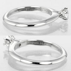 Tiffany & Co. Tiffany Setting Solitaire Ring Platinum with RBC Diamond I/VS1