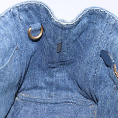 Prada Canapa Convertible Tote Denim