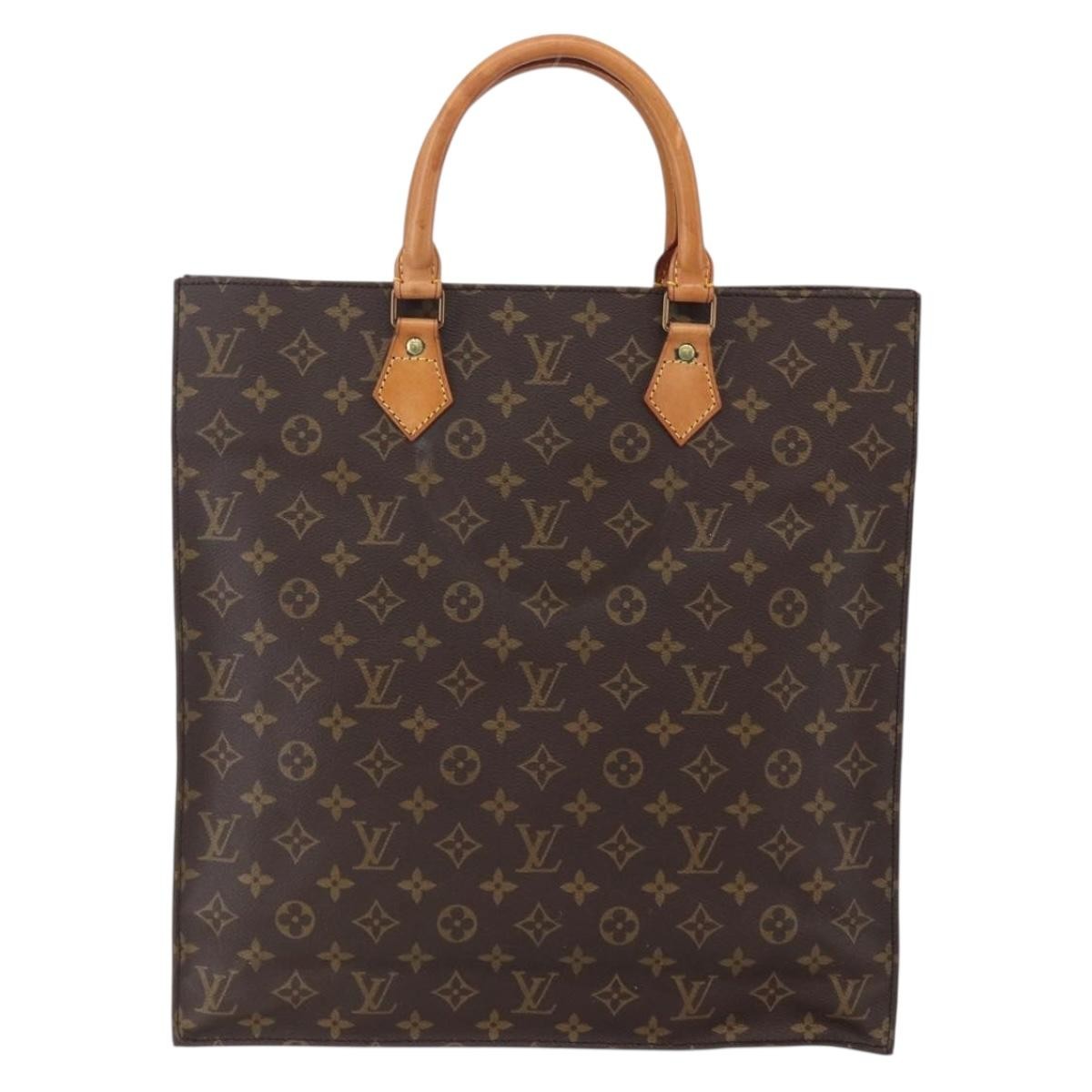 Louis Vuitton Sac Plat Bag Monogram Canvas
