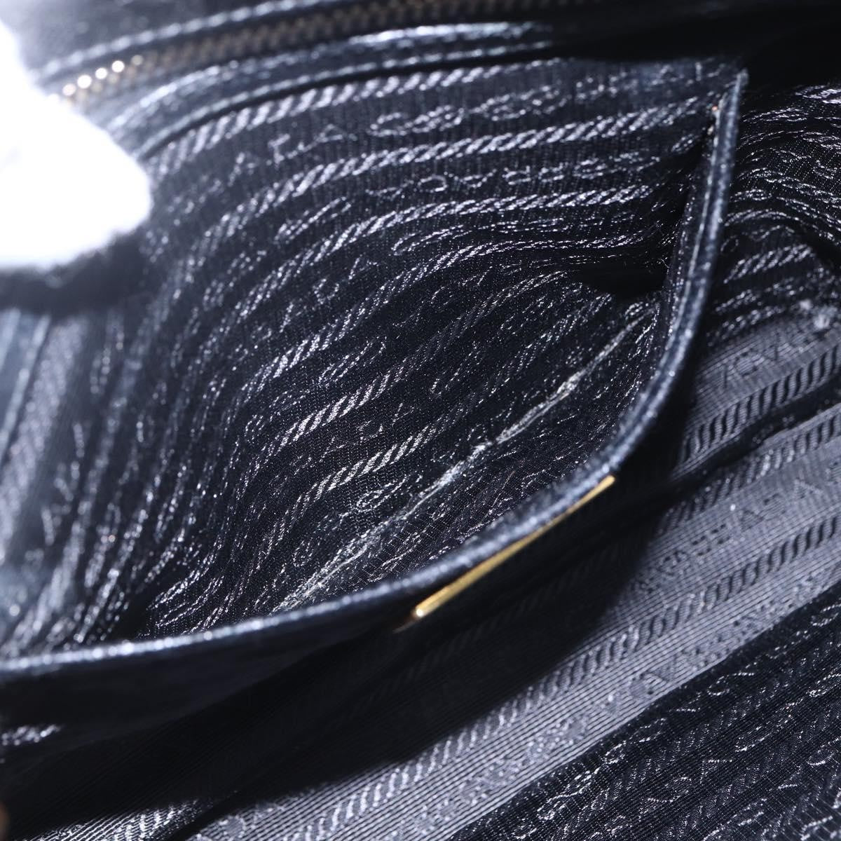 Prada Convertible Top Handle Tote Tessuto with Vernice Saffiano Leather