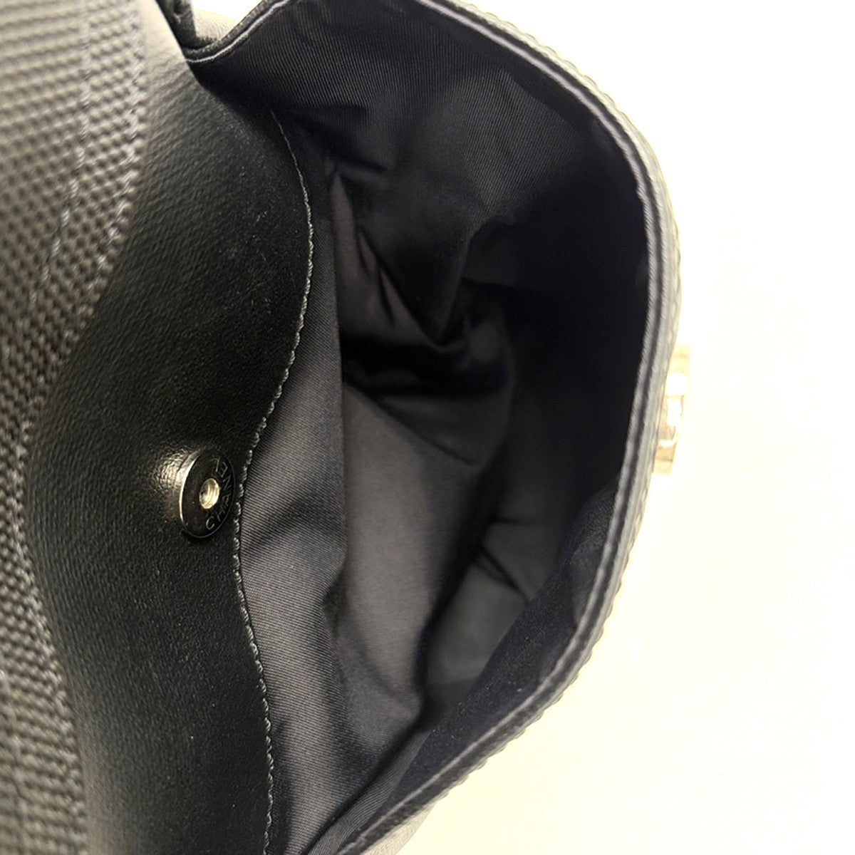 Chanel Biarritz Pocket Tote Quilted Coated Canvas