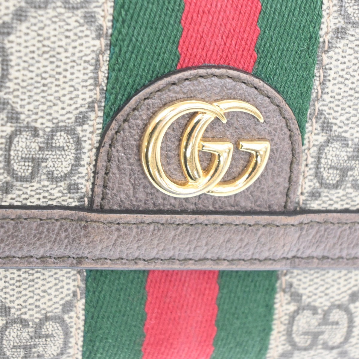 Gucci Ophidia Continental Wallet GG Coated Canvas