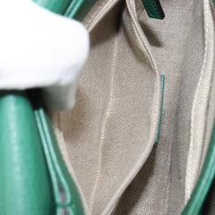 Gucci Interlocking Chain Crossbody Bag Leather