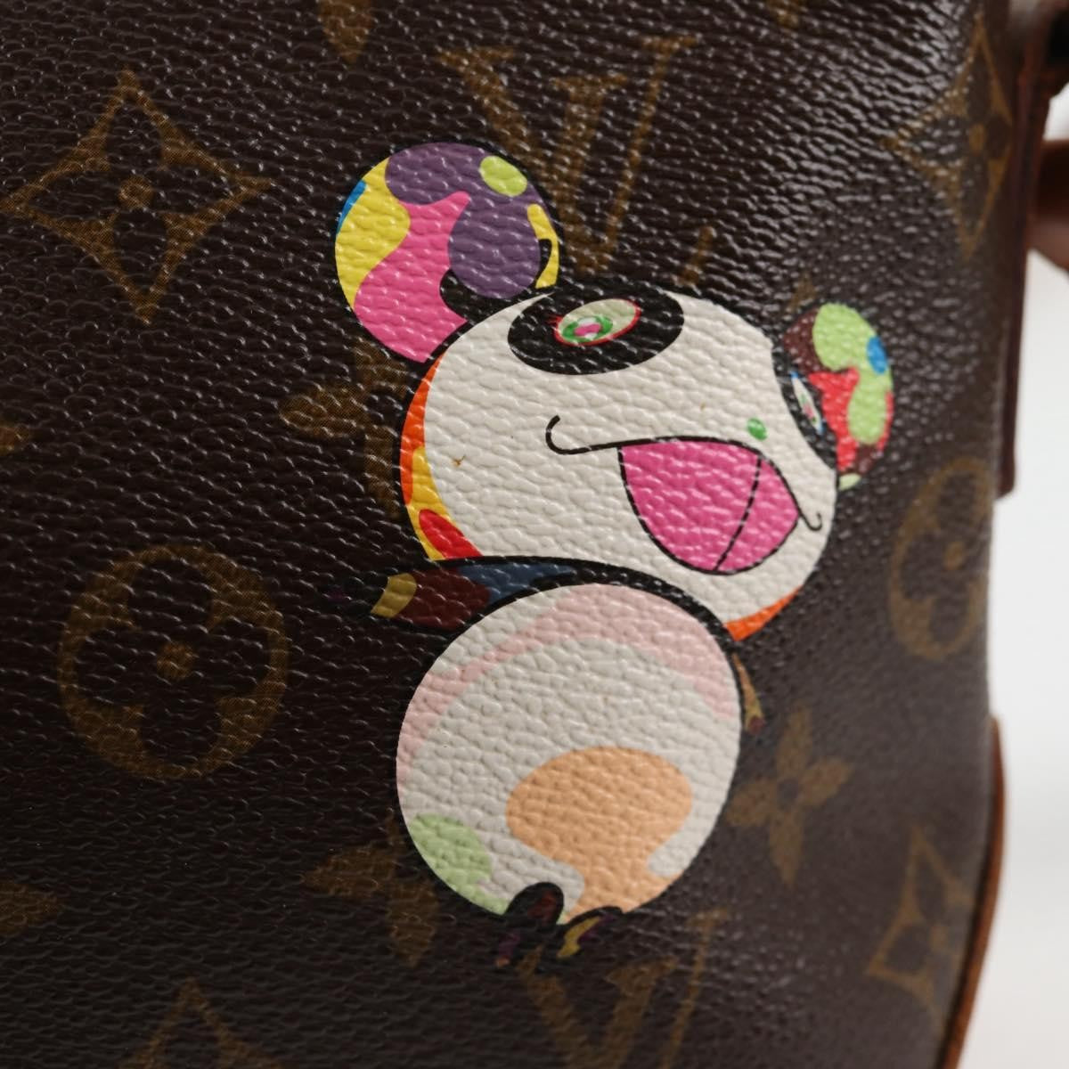 Louis Vuitton Trotteur Handbag Limited Edition Monogram Murakami Panda