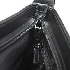 Gucci Vintage Flat Messenger Bag GG Canvas and Leather