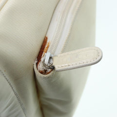 Gucci Vintage Bamboo Backpack Nylon and Patent Leather