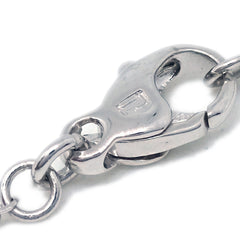 Piaget Limelight Hearts Pendant Necklace 18K White Gold with Pave Diamonds