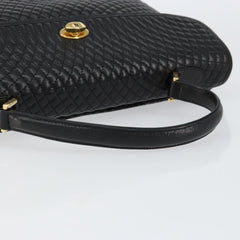 Bally Vintage Handbag Quilted Leather