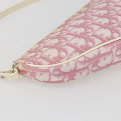 Christian Dior Vintage Saddle Bag Diorissimo Canvas