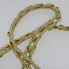 Bally Vintage Chain Shoulder Bag Quilted Leather