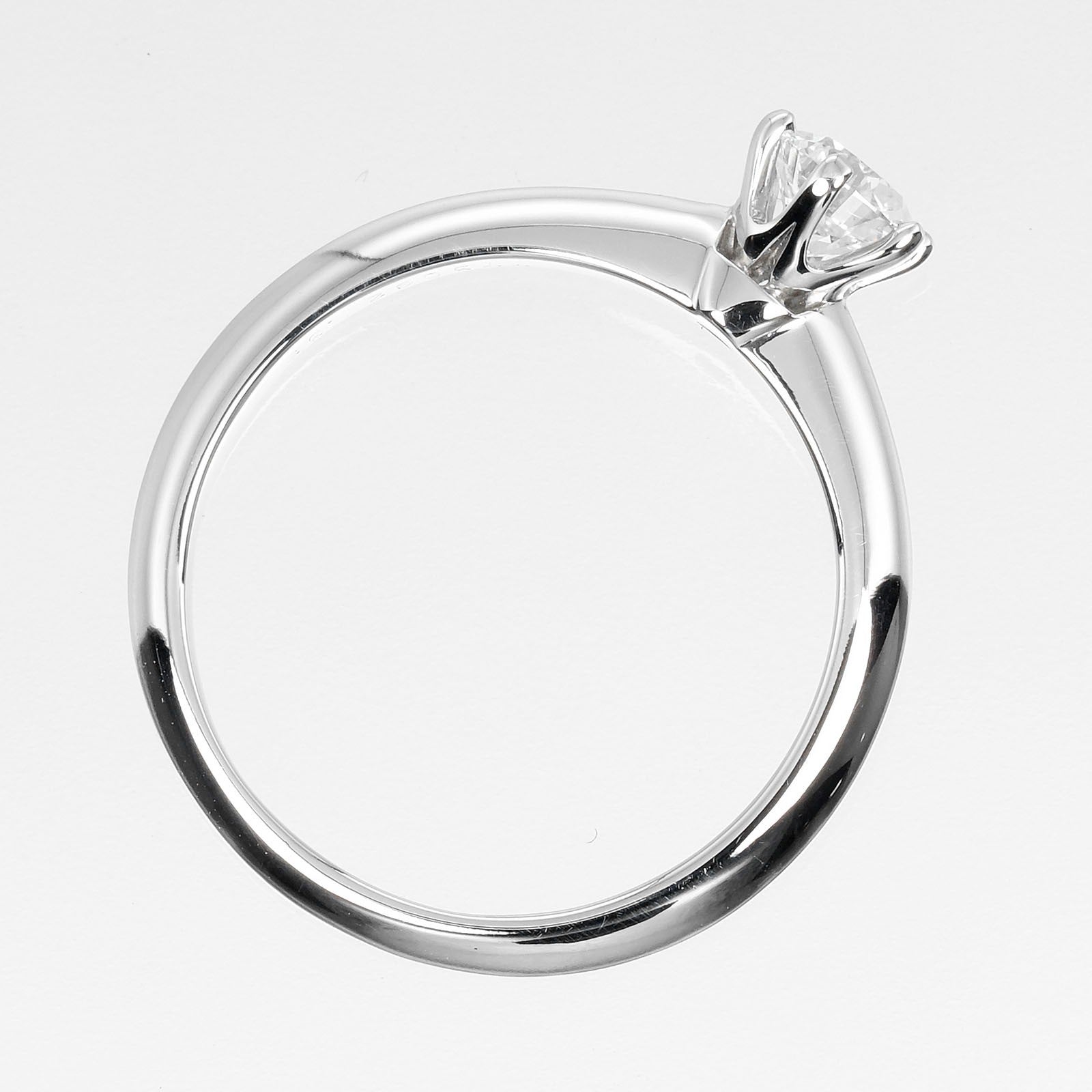 Tiffany & Co. Tiffany Setting Solitaire Ring Platinum with RBC Diamond