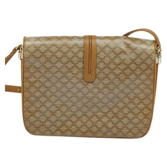 Celine Macadam Shoulder Bag PVC Leather