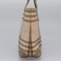 Burberry Nova Check Tote Canvas and Leather