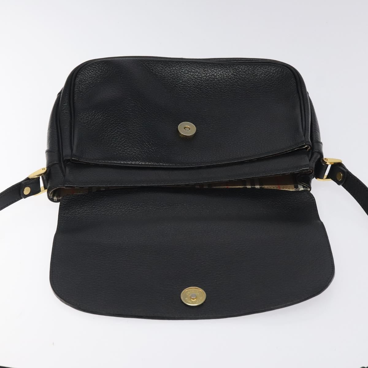 Burberry Flap Shoulder Bag Leather