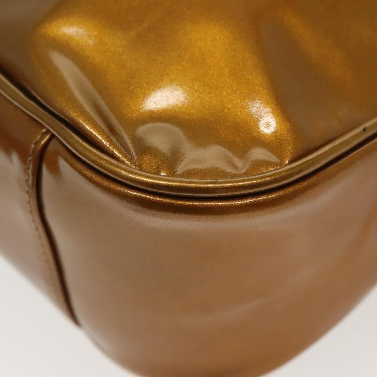 Gucci Vintage Bamboo Handle Bag Patent leather